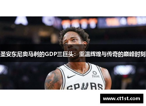 圣安东尼奥马刺的GDP三巨头：重温辉煌与传奇的巅峰时刻